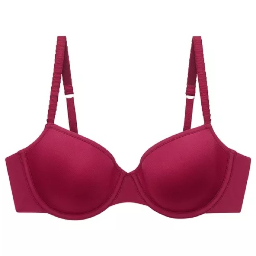 Third Love 24//7 Classic T-Shirt Bra in Ruby 32D1/2